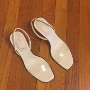 Zara Vinyl High Heeled Sandals